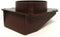 Lambro 143B Brown Plastic Under Eave Vent, 4-Inch