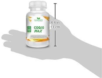 CoQ10 Powerful Antioxidant Supplement - Extra Strong Formula 800mg, 60 Capsules, 1-month supply with Coenzyme Q10 Vitamins and Supplements...