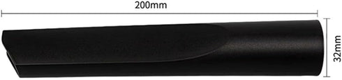 Black Vacuum Cleaner Crevice Tool Nozzle 32mm Crevice Tool Attachment Nozzle Crevice Brushes For Vacuum Cleaner Spare Part Floor Cleaning Accessor...