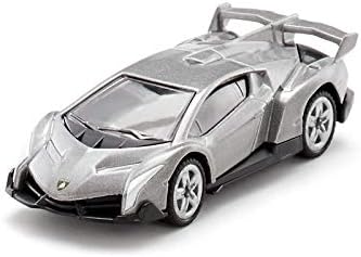 Siku 1485, Lamborghini Veneno, Metal/Plastic, Toy car for Children, Dark Blue, Rubber tyres...