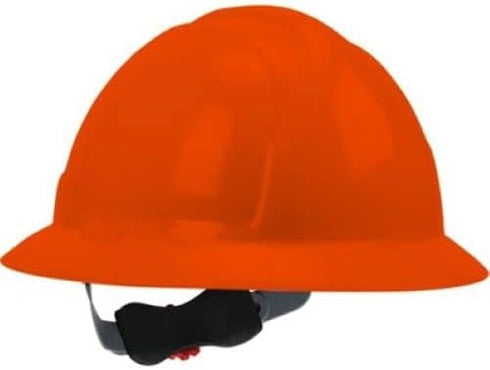 Safety Works Protective Full Brim Hard Hat, 4 Point Suspension, Slip Ratchet, High-Density Polyethylene Shell, ANSI/ISEA Z89.1, Class E, One Size,...