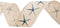 Starfish Wired Edge Ribbon - 1 1/2" Craft DIY Project Supplies Accessories Length 18'...