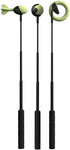 Dog Ball Launcher, Telescoping Dog Ball Thrower Launcher, Dog Ball Hands Free Pick Up and Throw Play, Up to 23 Inch Length, Includes Interchangeab...