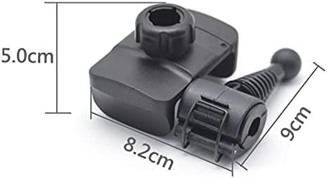 Car Back Seat Phone Holder Mount for Kids, Ring Light Tripod Stand Phone Mount Holder Clamp Post Flexible Direction Adapter Rotatable Monopod Self...