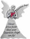Cathedral Art Auto Visor Clip Guardian Angel with Red Heart Never Drive Faster Than Your Guardian Angel Can Fly CAR Automobile/Sentiment/Gift Pare...