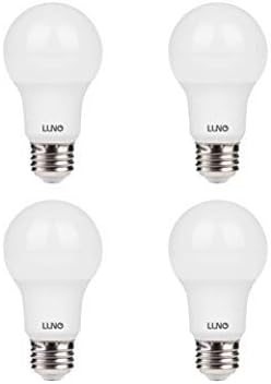 LUNO A19 Dimmable LED Bulb, 5.5W (40W Equivalent), 450 Lumens, 5000K (Daylight), Medium Base (E26), UL & ENERGY STAR (4-Pack)...