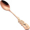 1Pc Rose Gold Flower Spoon Set,Colorful Stainless Steel Flower Spoon Coffee Tea Spork Flatware Dessert Tool Ice Tea Spoon Colorful Mini Cutlery Se...