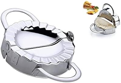 New Stainless Steel Ravioli mould Dumpling Maker Wrapper Pierogie Pie Crimper Pastry Dough Press Cutter Kitchen Gadgets (M 4inch)...