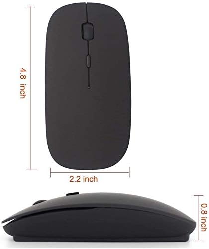 ZERU Bluetooth Mouse,Rechargeable Wireless Mouse for Macbook Pro/Macbook Air,Bluetooth Wireless Mouse for Laptop/PC/Mac/iPad pro/Computer...