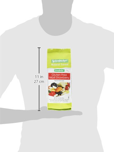 Seitenbacher Gluten Free Muesli Strawberry Natural Cereal, 13.2 Ounce...
