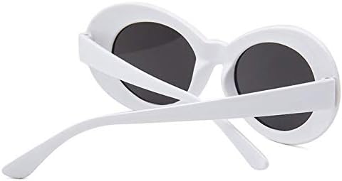 Clout Goggles HypeBeast Oval Sunglasses Mod Style Kurt Cobain (White)...
