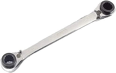 4 in 1 Ratchet Spanner Chrome Vanadium Steel Double Twin Ended Ratchet Wrench 12x13mm-14x15mm Silver For Household Garage Workshop Tools...