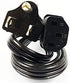 Dell 3-Prong Computer Power Supply Cord for Computers, & Monitors - Standard US Outlet (YVL-PN-1874571)...
