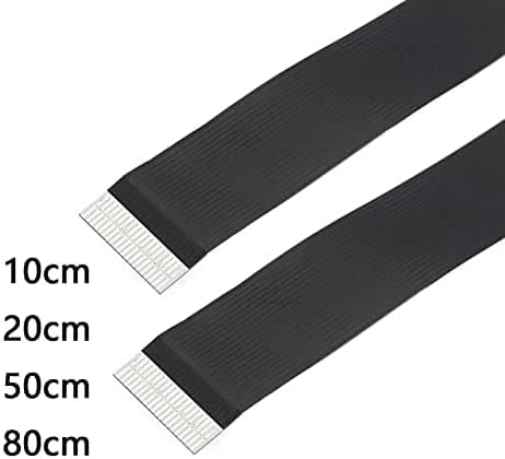 NFHK CYFPV Dual 90 Degree Right-Up Angled HDMI Type A Male to Male HDTV FPC Flat Cable for FPV HDTV Multicopter Aerial Photography 20CM...