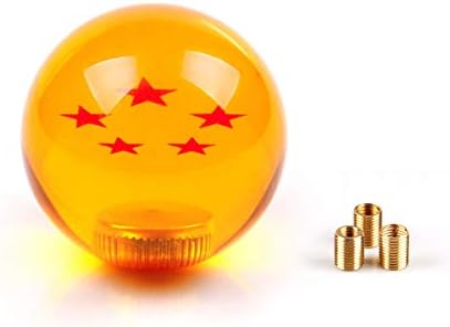 RASTP Dragon Ball Z Star Manual Gear Stick Shift Knob Universal Gear Shifter Knobs with Adapter Fits Most Car(5 Star)...