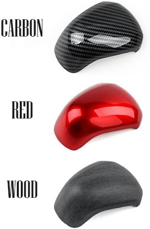 YOUTOOOCAR Red Gear Cover ABS Auto Shift Gear Cover Car Knob Gear Stick Protector Compatible with 2020-2023 Chevy Trailblazer Malibu Equinox Blaze...