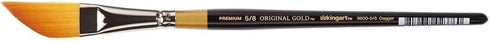 KINGART Original Gold 9800-1/8, Premium Artist Brush, Golden TAKLON Dagger-Size: 1/8, Black...
