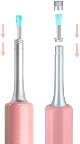 BEBIRD Ear Wax Removal Original Replacement Ear Spoon, 4 Pcs Silicone Ear Spoons, 4 Pcs PC Ear Spoons and 1 Alloy Screw Ring, Great Ear Spoons Acc...