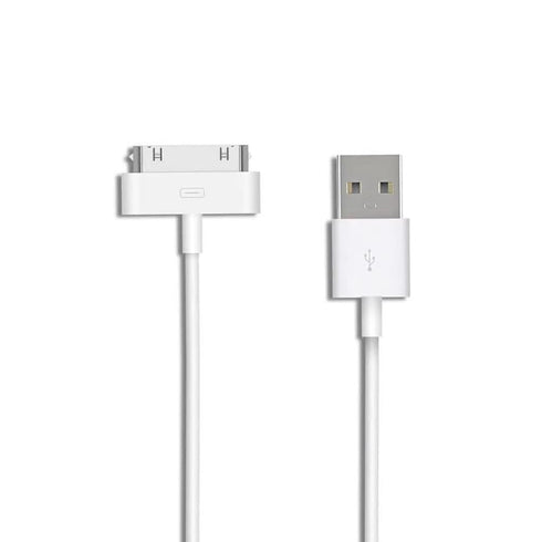 30 Pin Charger Cable Compatible with iPhone 4 4s 3G 3GS, iPad 1st 2nd 3rd Generation, iPod Touch, iPod Nano, iPod Classsic USB Sync & Charging Cor...