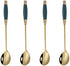 Coffee Spoon Sets for Mixing,Iced Tea Spoons, Cocktail Stirring, Tea, Coffee, Milkshake, Cold Drink...