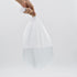 SUBEKYU Mini Trash Bags for Mini Trash Can, 105 Count / 7 Rolls White Trash Bags for Desktop Wastebasket of Various Sizes...