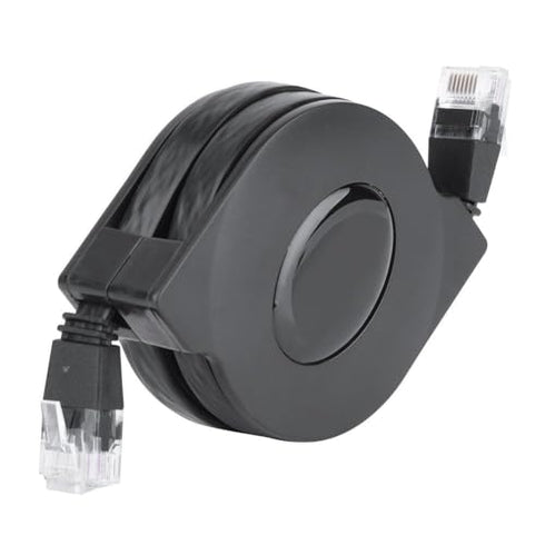 Zerone CAT 6 Ethernet Cable, Flat Internet Network Patch Cord Shielded Ethernet Cord Retractable CAT6 LAN Cable with RJ45 for Modem Router Gaming(...