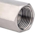 2pcs Pipe Fittings,Stainless Steel 3/8 NPT Female to 3/8 NPT Female Straight Hex Coupler/Coupling for Air, Liquid or Hydraulic Fitting,Industrial ...
