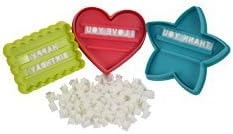 Message in a Cookie Holiday Cookie Cutters Kit – 98-Piece Set for Birthdays, Weddings & Celebrations – Perfect White Elephant Gift...