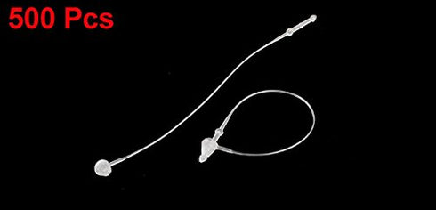 uxcell a14120100ux0298eu 80mm Snap Lock Pin Security Loop Plastic Tag Fastener Cable Tie 500pcs (Pack of 500)...