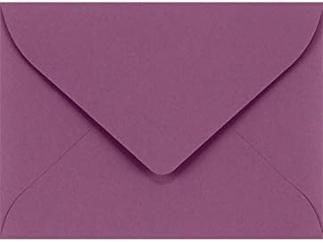 LUXPaper #17 Mini Envelopes | 2 11/16" x 3 11/16" | Vintage Plum | 80lb. Text | 50 Qty...