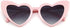 Love Heart Shaped Sunglasses for Women - Vintage Cat Eye Mod Style Retro Glasses as Christmas gift...