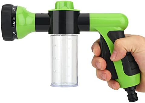 High Pressure 8 in1 Car Wash Brush Foam Gun Garden Hose Nozzle Foam Cannon Bottle Soap Sprayer,Watering plants,Showering pet,Wash Car...
