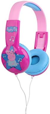 Peppa Pig Kids Safe Over The Ear Headphones HP2-03708 | Kids Headphones, Volume Limiter for Developing Ears, 3.5MM Stereo Jack, Recommended for Ag...
