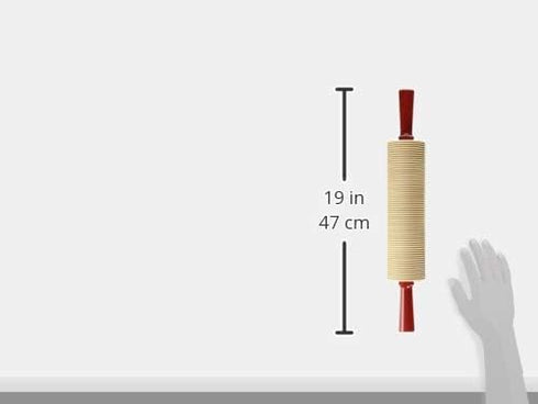 Bethany Housewares Wood Rolling Pin Corrugated Bulk...