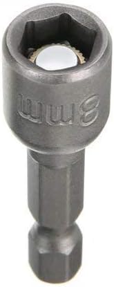 YXQ Hex Magnetic Power 8mm 5/16 Socket Adapter Drill Bit Nut Driver Set 1/4 inch Hex for Power Tools, 12-Piece...