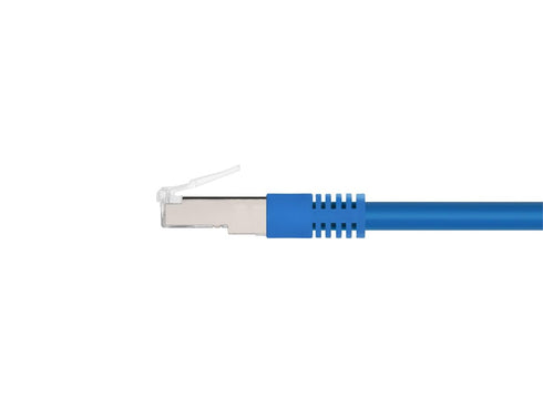 Monoprice Cat6A 2ft Blue Patch Cable Double Shielded (S/FTP) 26AWG 10G Pure Bare Copper Molded RJ45 Entegrade Series Ethernet Cable...