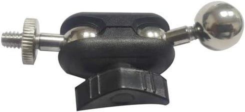 2 Pack Phone Holder Stand Arms Dual Head 17mm Ball Joint + 1/4'' Screw Heavy Duty Magic Arm Camera Mount Connector for Gopro Clamp Fill Light Ring...