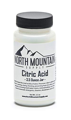 North Mountain Supply - CA-3.5oz Pure Food Grade Citric Acid - 3.5 Ounce Jar...