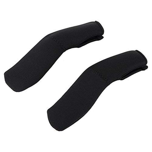 2Pcs/Pair Baby Stroller Armrest Cover, Removable Zipper Crossbar Elastic Protector Sleeve for Pushchair Pram, Black...