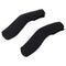 2Pcs/Pair Baby Stroller Armrest Cover, Removable Zipper Crossbar Elastic Protector Sleeve for Pushchair Pram, Black...