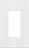 SHADID 1-Gang Screwless Decorator Wall Plates Child Safe Outlet Covers, 4.68" H x 2.93" L, Unbreakable Polycarbonate Thermoplastic, White, SI8831-...