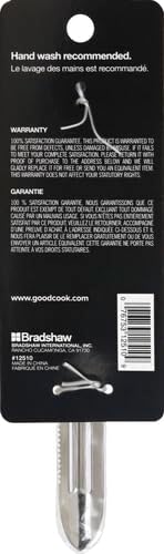 BRADSHAW INTERNATIONAL 12510 Stainless Steel Bladed Corer/Peeler, Black, One SIze...