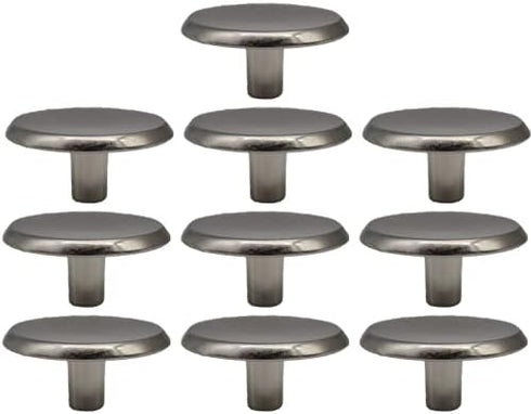 Set of 35 Zinc Pull Knobs - Measures 1.5" DIA by .75" Tall - 1" Screws Included - Perfect for DIY Home Improvement - Great for Upgrading Your Home...
