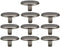 Set of 35 Zinc Pull Knobs - Measures 1.5" DIA by .75" Tall - 1" Screws Included - Perfect for DIY Home Improvement - Great for Upgrading Your Home...