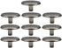 Set of 35 Zinc Pull Knobs - Measures 1.5" DIA by .75" Tall - 1" Screws Included - Perfect for DIY Home Improvement - Great for Upgrading Your Home...