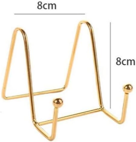 Plate Display Stands, Iron Easel Plate Holder Display Stands Metal Frame Holder for Picture, Photo, Decorative Plate Dish, Tabletop Art...