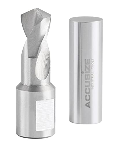 Accusize Industrial Tools 9/16 Inch Dia of Drill H.S.S. Fully Ground Drill with 3/4 Inch Weldon Shank, 1 Inch Cutting Depth, 0519-1916...