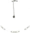 LASH NEXT DOOR Brooklyn's Choker Necklace for Women, White Beads, 13 Inches...