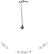LASH NEXT DOOR Brooklyn's Choker Necklace for Women, White Beads, 13 Inches...