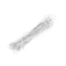 50pcs Nichrome Tips Inoculating Loop Inoculating Needle Reusable Inoculating Loop Holders for Laboratory, Classroom, or Science Fair Project (5mm)...